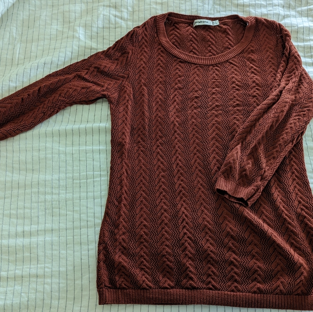 Rust Knit Top - Picture 2 of 2